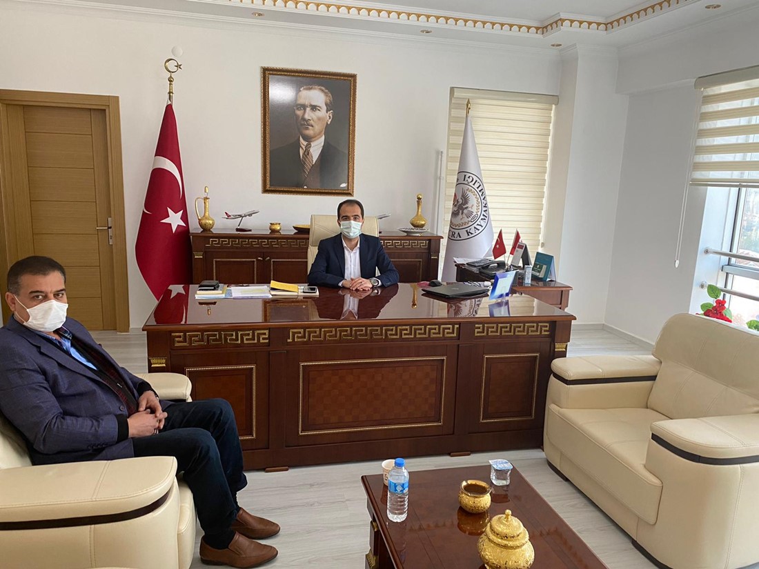 Ali sökmen ` den Alucra Kaymakamı Uzan `a Ziyaret