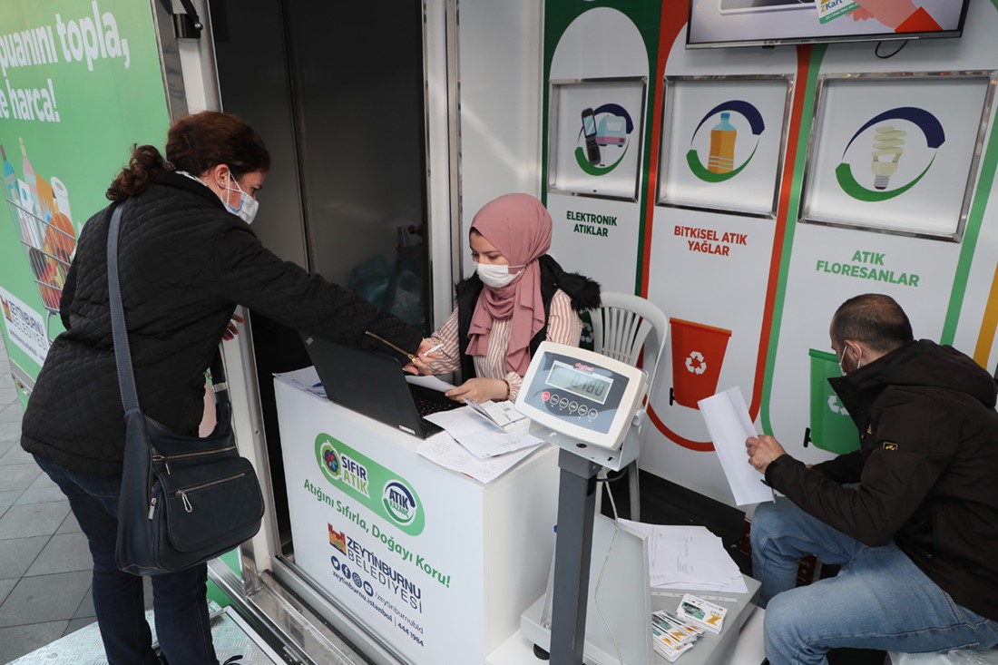 Atığını Getiren Alışveriş Puanını Kaptı