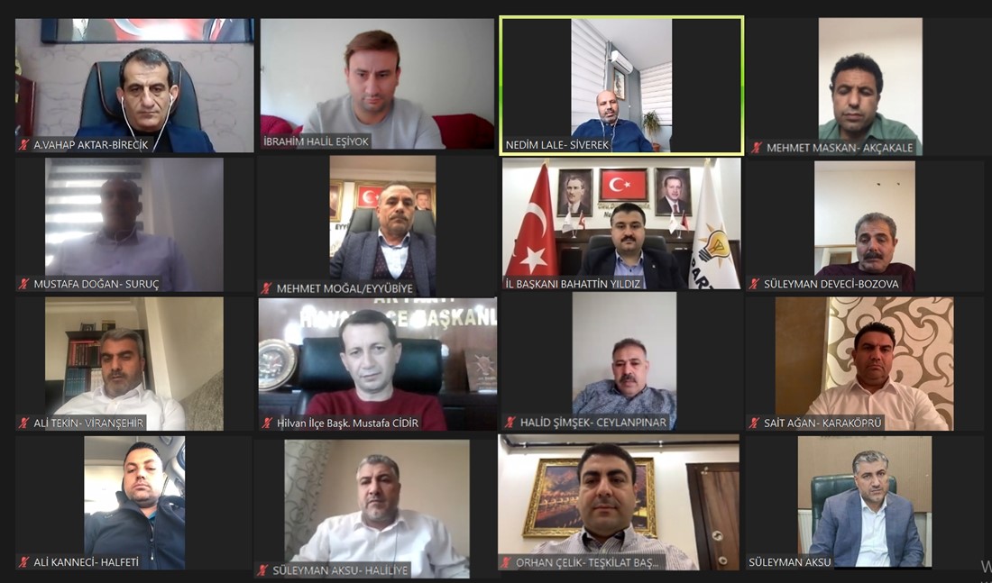 AK Parti İl Başkanı Bahattin YILDIZ, İlçe Başkanlarıyla Görüştü