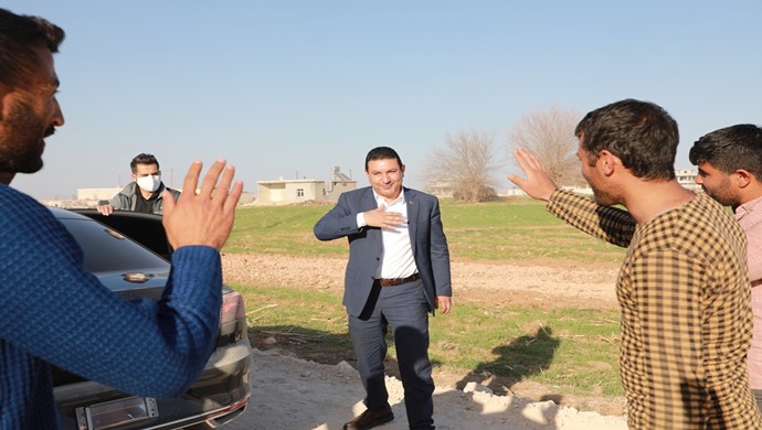 HARRAN BELEDİYE BAŞKANI MAHMUT ÖZYAVUZ, HAFTASONU DA BOŞ DURMADI