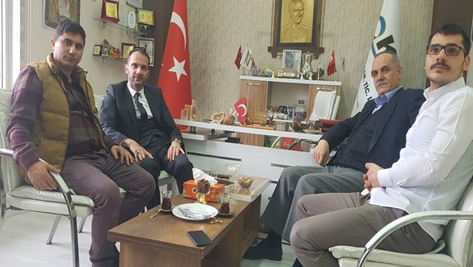 Oruçoğlu Grup Genel Müdürü M. Sungur Ülger `den Hüseyin Kıran `a Ziyaret
