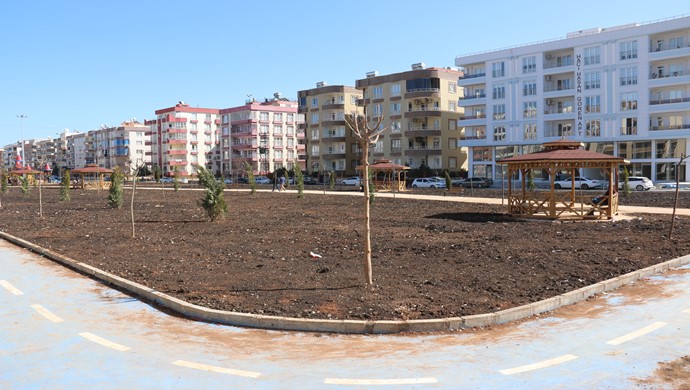 VİRANŞEHİR’DEKİ KENT PARKI YAPIMINDA SONA GELİNDİ