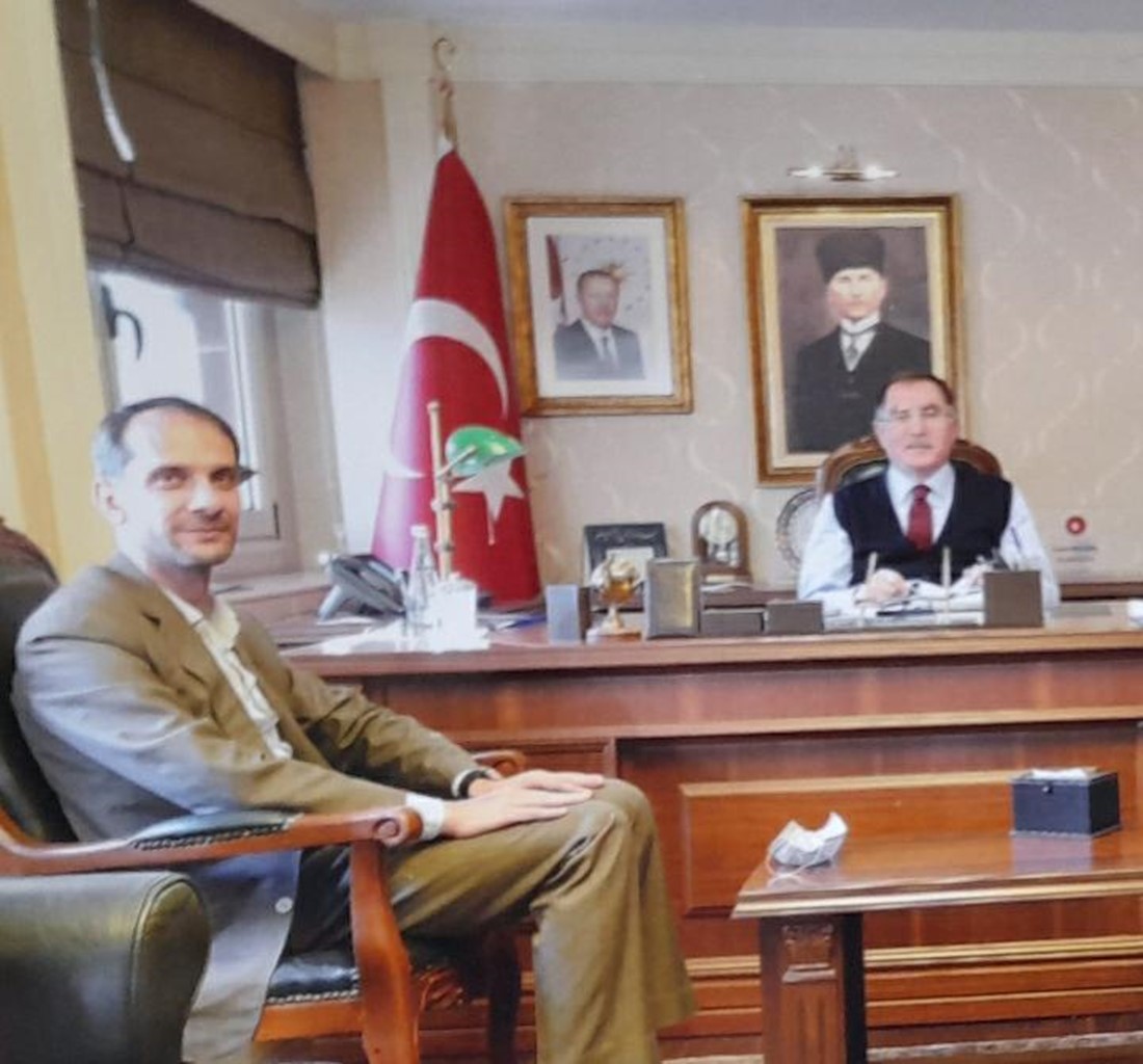 Oruçoğlu Grup Genel Müdürü Mustafa Sungur Ülger `den Şeref Malkoç `a Ziyaret