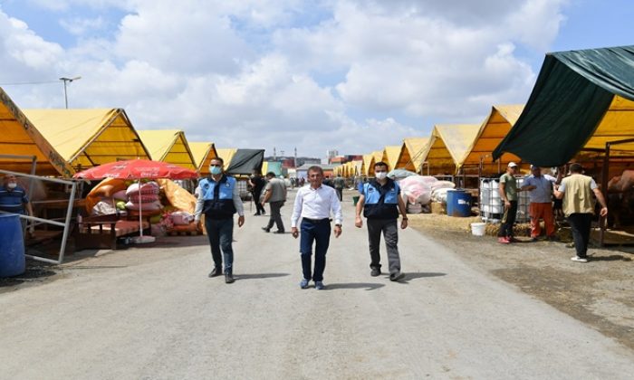 KURBAN SATIŞ VE KESİM ALANI BAYRAMA HAZIR