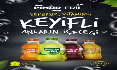 Türkiye’nin vegan sertifikasına sahip ilk meyveli gazlı içeceği “Pınar Frii”