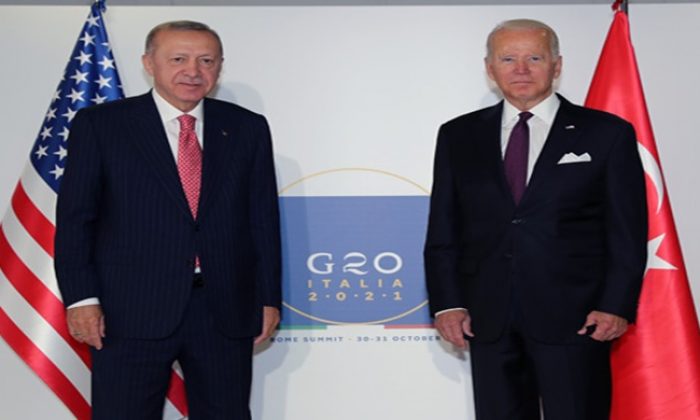 Cumhurbaşkanı Erdoğan, ABD Başkanı Biden ile görüştü