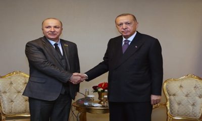 Cumhurbaşkanı Erdoğan, Cezayir Başbakanı ve Maliye Bakanı Benabderrahmane’yi kabul etti