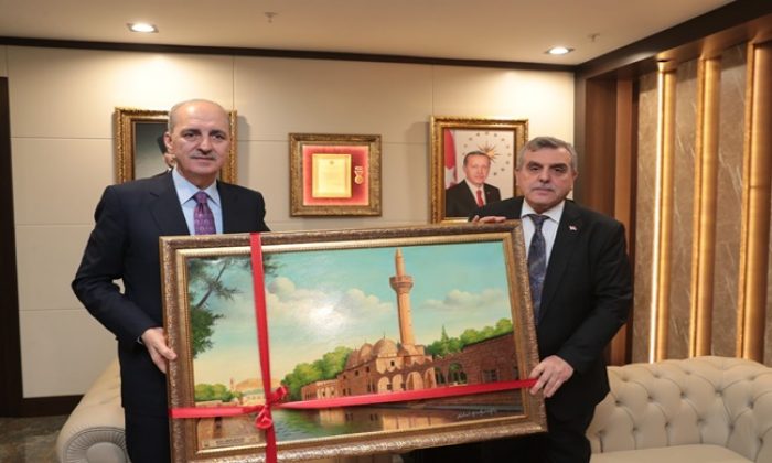 AK PARTİ GENEL BAŞKANVEKİLİ KURTULMUŞ’TAN BAŞKAN BEYAZGÜL’E ZİYARET