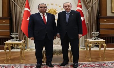 Cumhurbaşkanı Erdoğan, KKTC Başbakanı Sucuoğlu’nu kabul etti