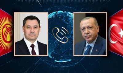 Cumhurbaşkanı Sadyr Japarov, Türkiye Cumhurbaşkanı Recep Tayyip Erdoğan ile telefon görüşmesi yaptı