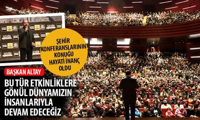 Şehir Konferanslarının Konuğu Hayati İnanç Oldu