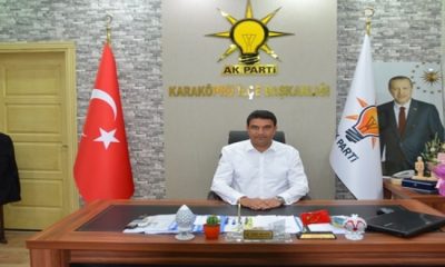 AK Parti Karaköprü İlçe Başkanı Sait Ağan’ dan Berat Kandili Mesajı