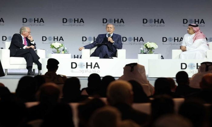 Millî Savunma Bakanı Akar, Doha 2022 Forum’da Konuştu