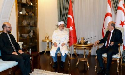 Cumhurbaşkanı Ersin Tatar, KKTC Din İşleri Başkanı Prof. Dr. Ahmet Ünsal’ı kabul etti