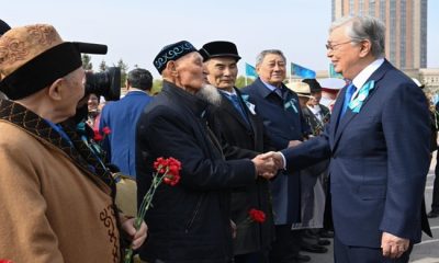President Kassym-Jomart Tokayev took part in the ceremony of laying flowers at the “Otan Ana” Monument