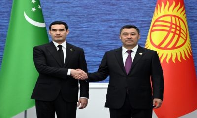 Президент Садыр Жапаров встретился с Президентом Туркменистана Сердаром Бердымухамедовым