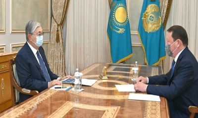 Глава государства принял акима Северо-Казахстанской области Кумара Аксакалова