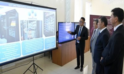 Президент Садыр Жапаров посетил Верховный суд и ознакомился с ходом цифровизации судебной системы страны