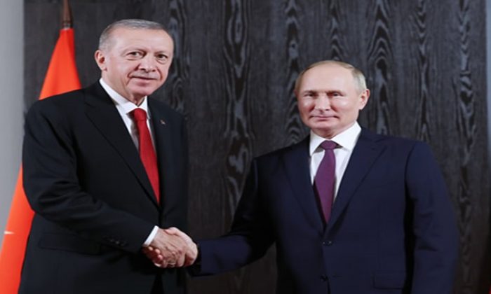 Cumhurbaşkanı Erdoğan, Rusya Federasyonu Devlet Başkanı Putin ile bir araya geldi