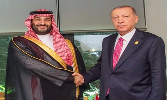 الرئيس أردوغان يلتقي ولي العهد السعودي الأمير محمد بن سلمان