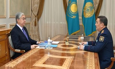 Глава государства принял министра внутренних дел Марата Ахметжанова