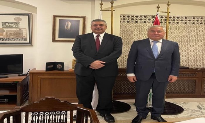 Meeting of Ambassador with Director of the Jordan Institute of Diplomacy