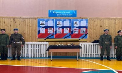 В школе Республики Алтай при поддержке «Единой России» появился «Уголок памяти»