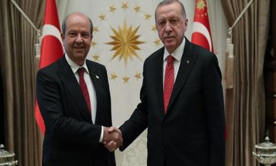 Cumhurbaşkanı Ersin Tatar, Cumhurbaşkanlığı seçimini kazanan Türkiye Cumhuriyeti Cumhurbaşkanı Recep Tayyip Erdoğan’ı kutladı