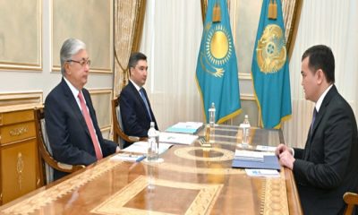 Devlet başkanı Astana Akim’i Zhenis Kassymbek’i kabul etti