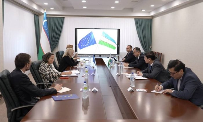 Özbekistan Dışişleri Bakan Yardımcısı AB’nin Orta Asya Özel Temsilcisi ile görüştü