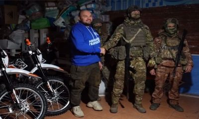 Birleşik Rusya Genç Muhafızları ve Moskova Bölgesi Motor Sporları Federasyonu, SVO katılımcılarına motosiklet bağışladı