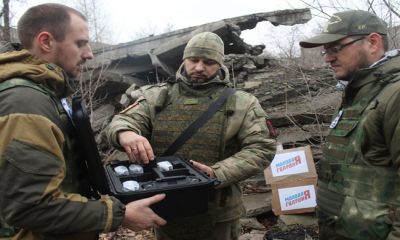 Birleşik Rusya, Rostov bölgesinden Artyomovsk yönüne havadan keşif ekipmanı teslim etti
