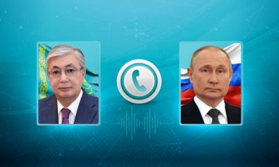Глава государства провел телефонный разговор с Президентом России